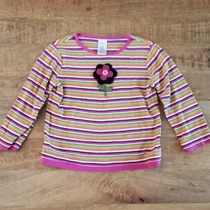 Girls Gymboree size 4 long sleeve striped shirt